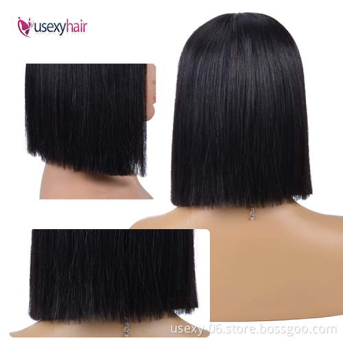 Wholesale 100% Unprocessed Colored Bob Virgin Brazilian Human Hair Lace Front Wigs